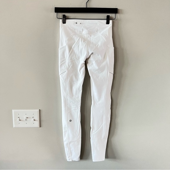 Lululemon 🍋 Speed Up Legging Tight 27” Inseam - Low Rise - White - Picture 7 of 15